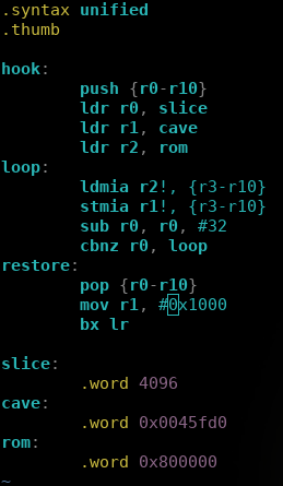 Copy stub